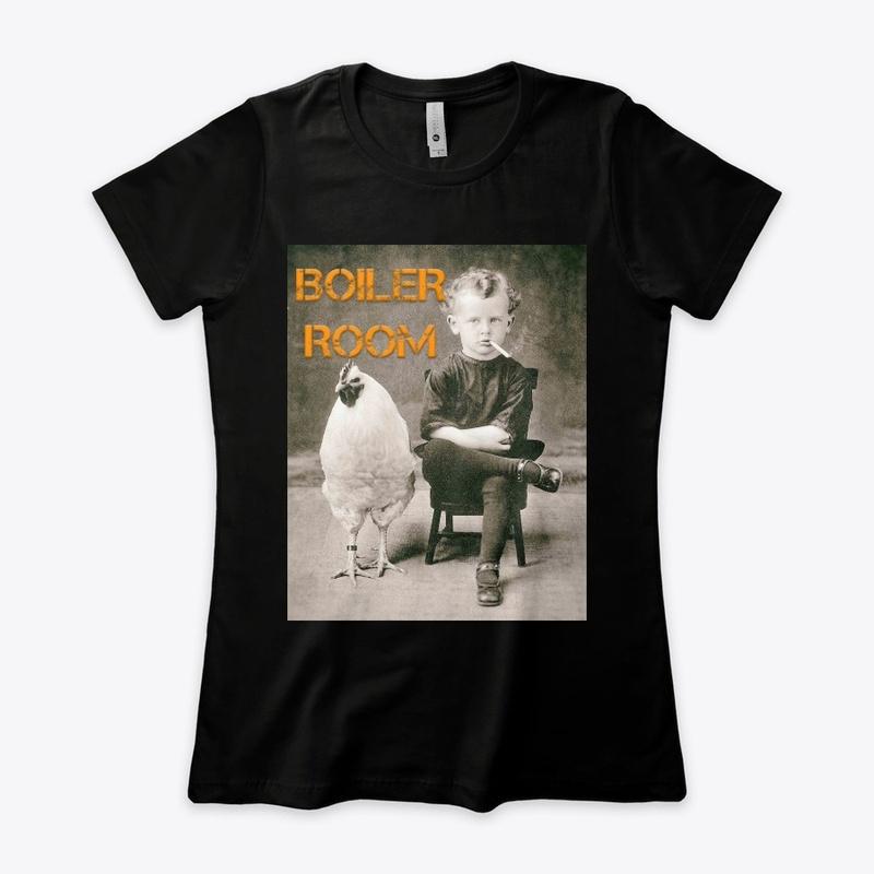 Ladies T-shirt - Smoking Boy with Cock